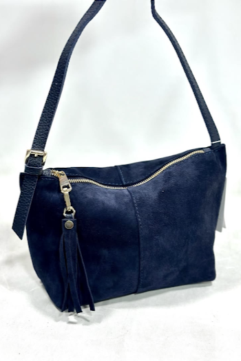 Püskül Fermuar Detaylı Deri Saplı Kol Çantası RY0500