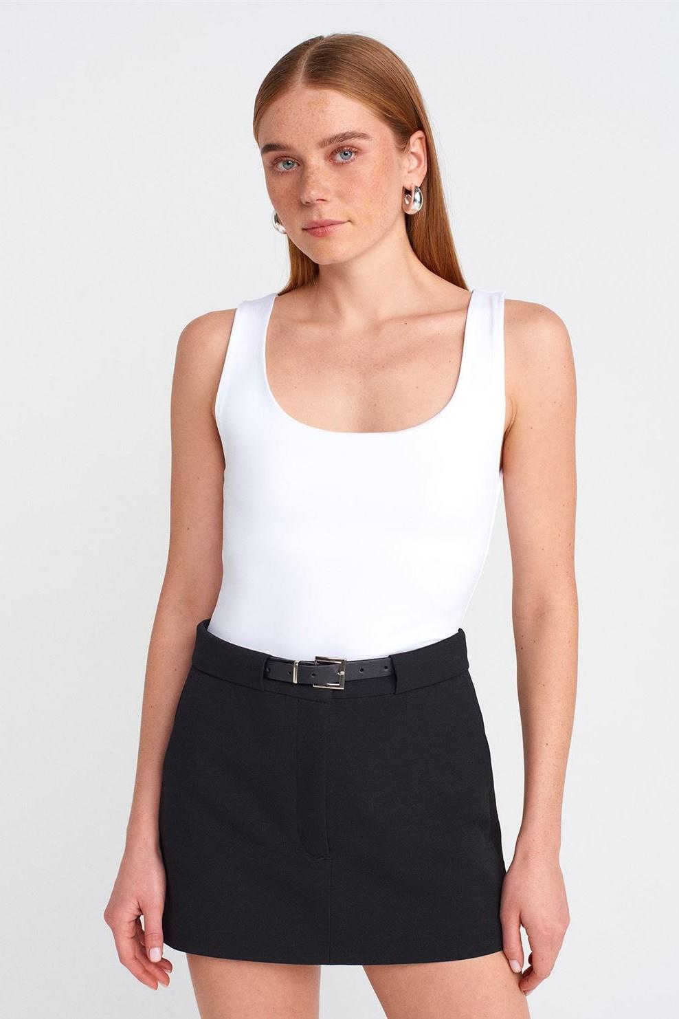 Kalın Askılı Poliamid Atlet DL20977