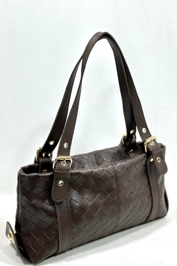 Örgü Dokulu Omuz Çantası RY504