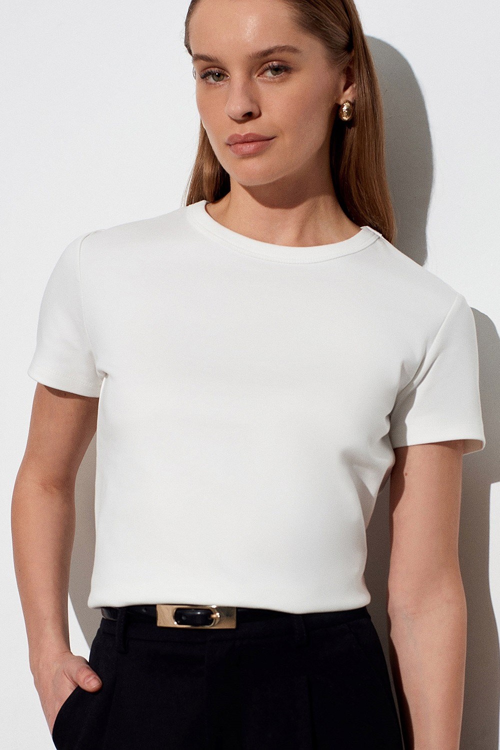 Bisiklet Yaka T-shirt DL32779