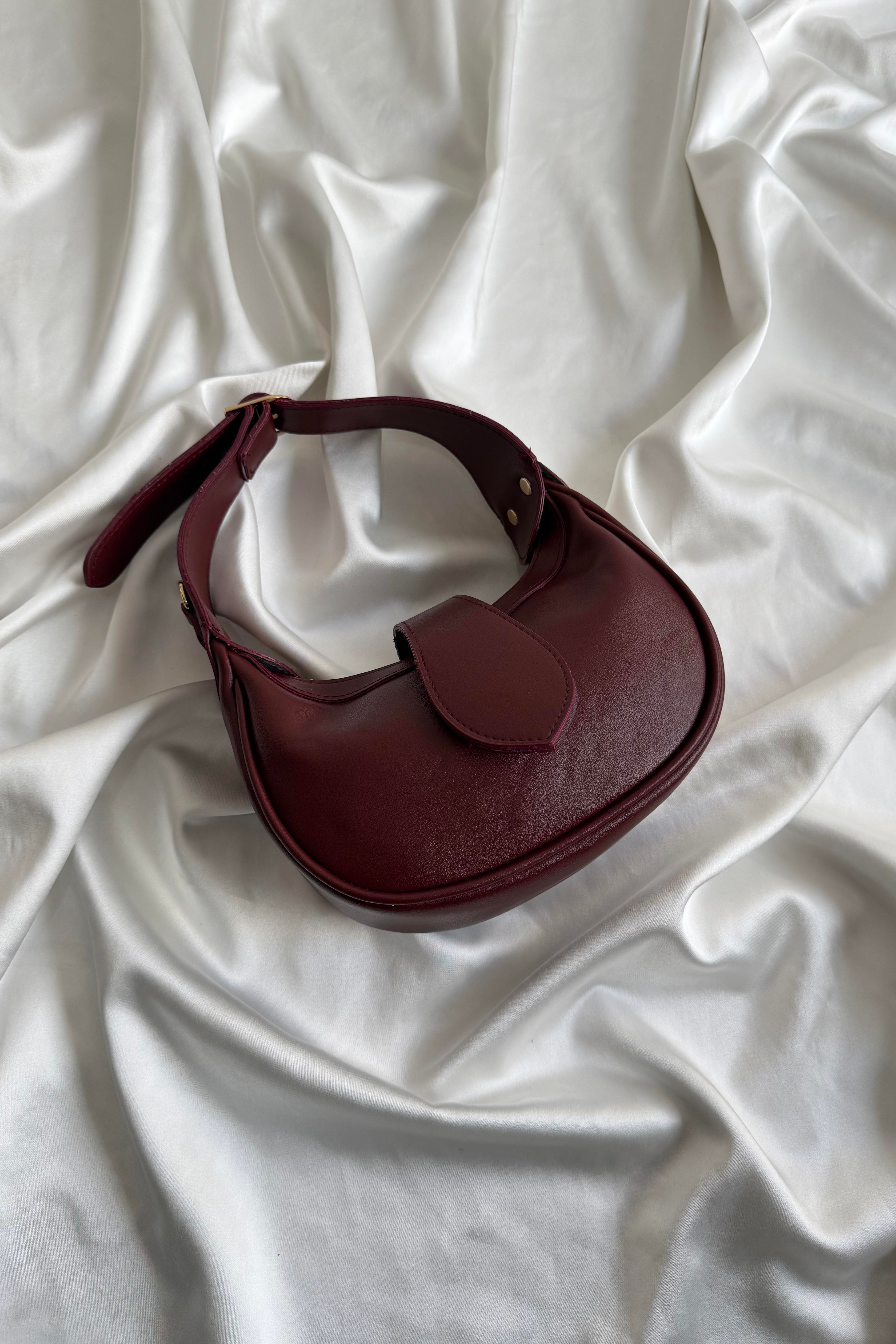 Kapaklı Oval Mini El Çantası SD9876