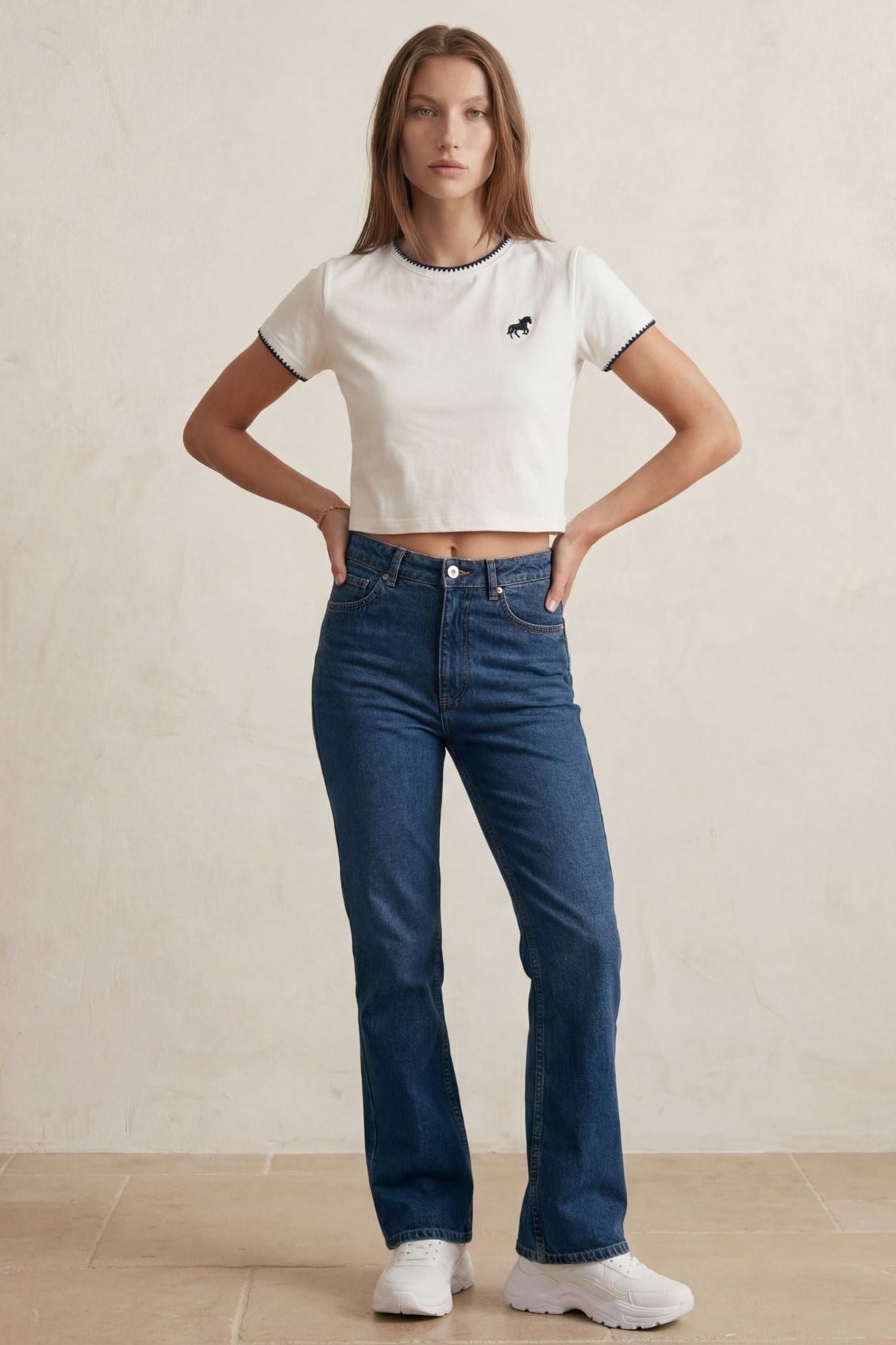 Nakış Detaylı T-shirt QZ01644