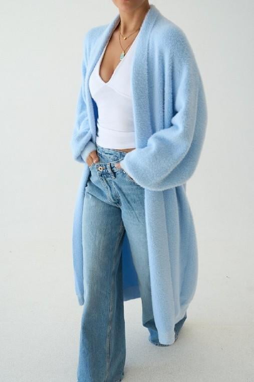 Uzun Peluş Hırka QS251015