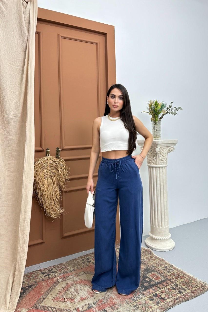 Beli Lastikli Palazzo Pantolon LC7636