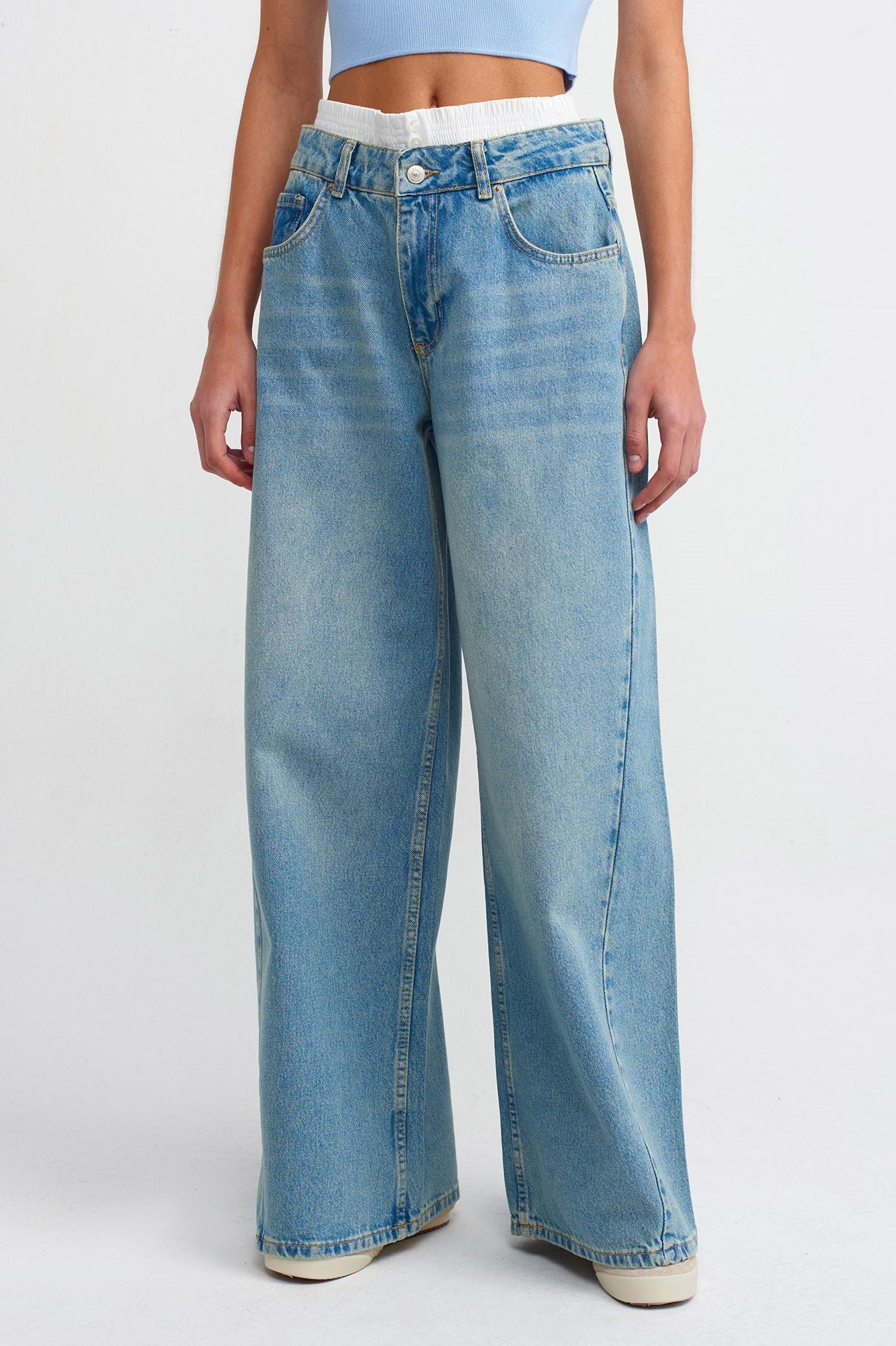 Boxer Detaylı Tint Yıkama Jean DL71422