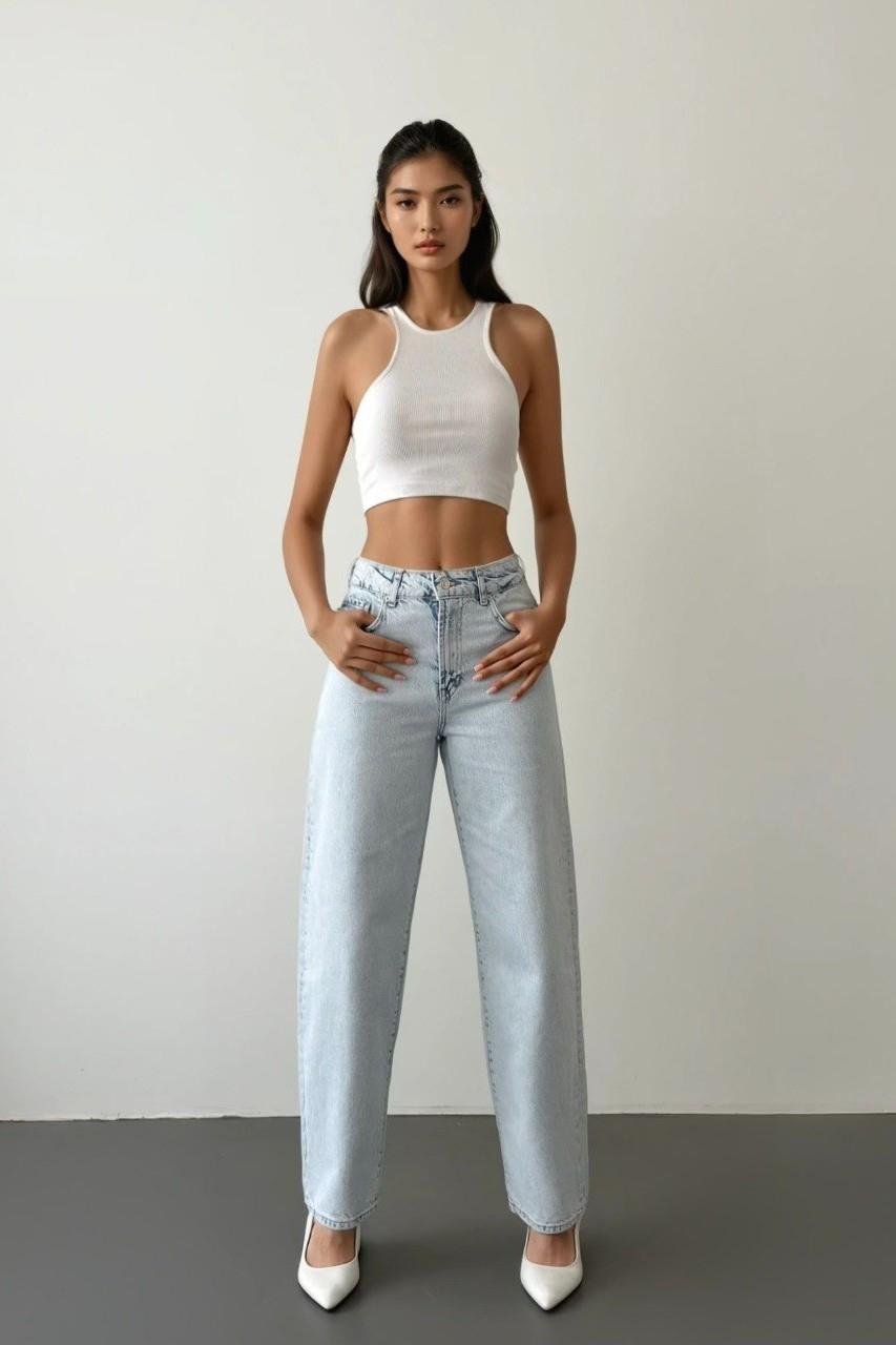 Baggy Kesim Jean LC8040