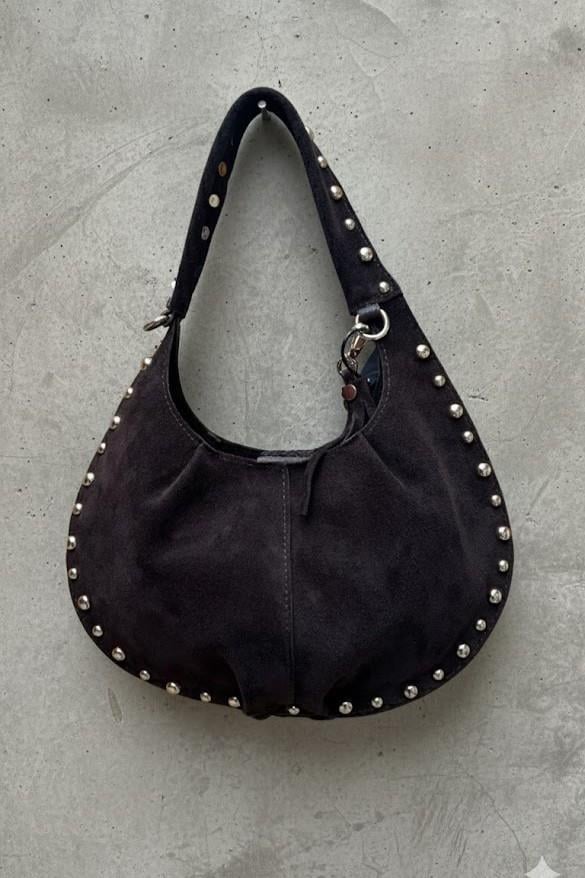 Püskül Detaylı Droplu Oval Çanta RY498