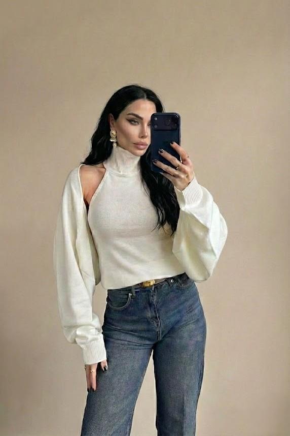 Balero Detaylı Triko Takım HF601117