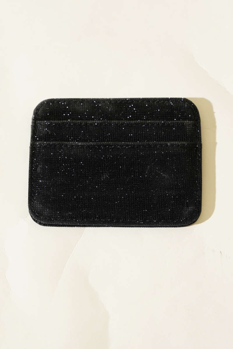 Bölme Detaylı Simli Mini Kartlık SD7896