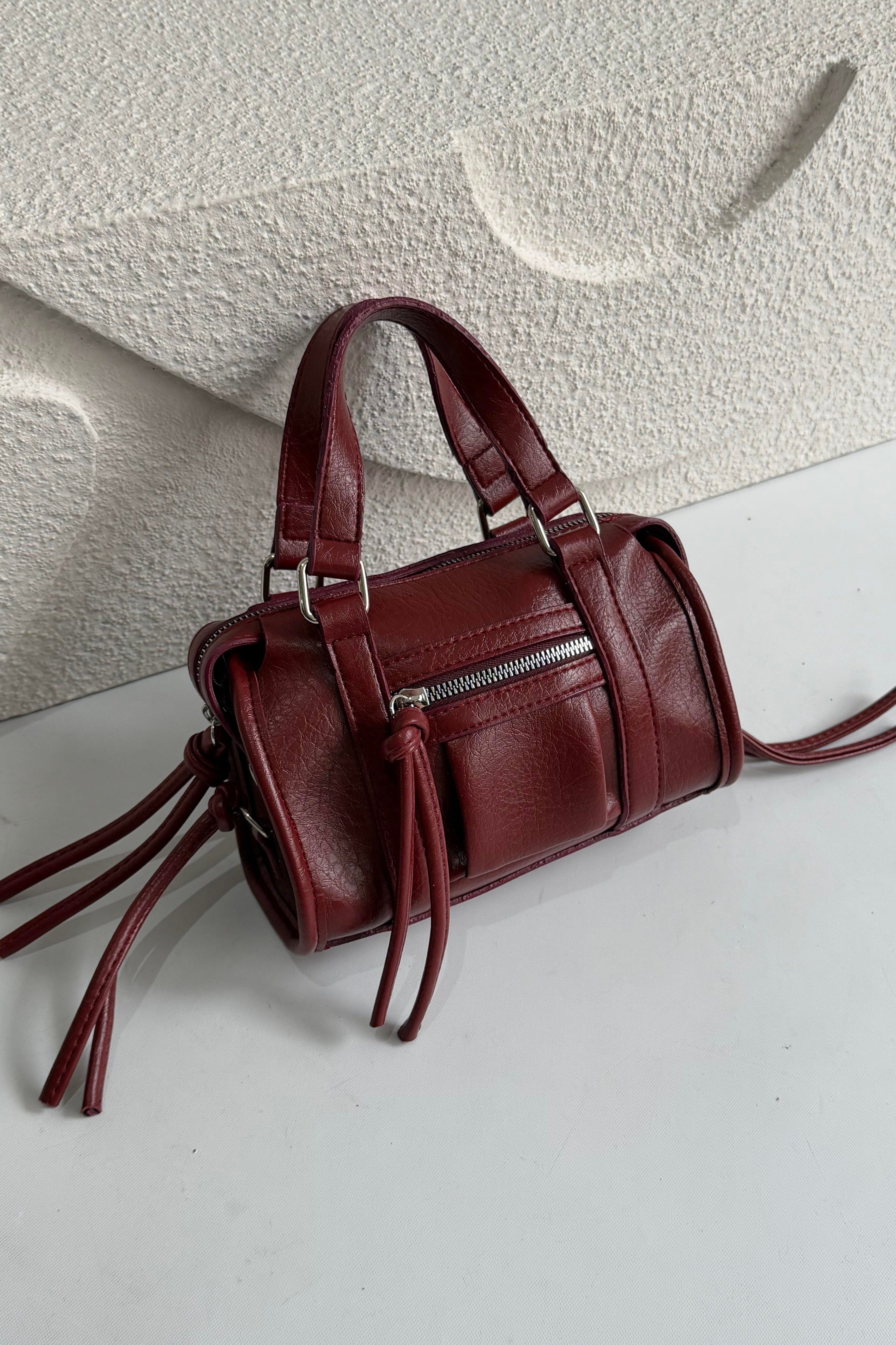 Bölme Detaylı Fermuarlı Mini El Çantası SD4598