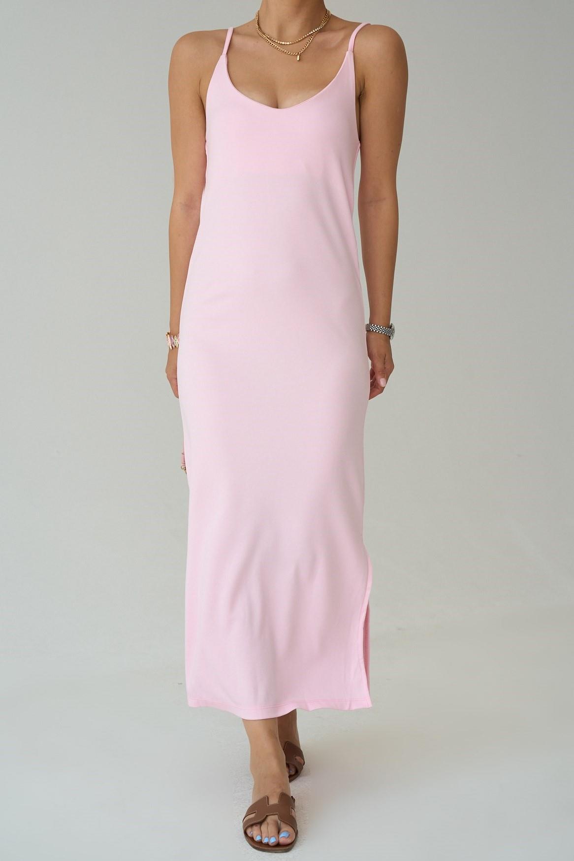 İp Askılı Midi Elbise QS251017