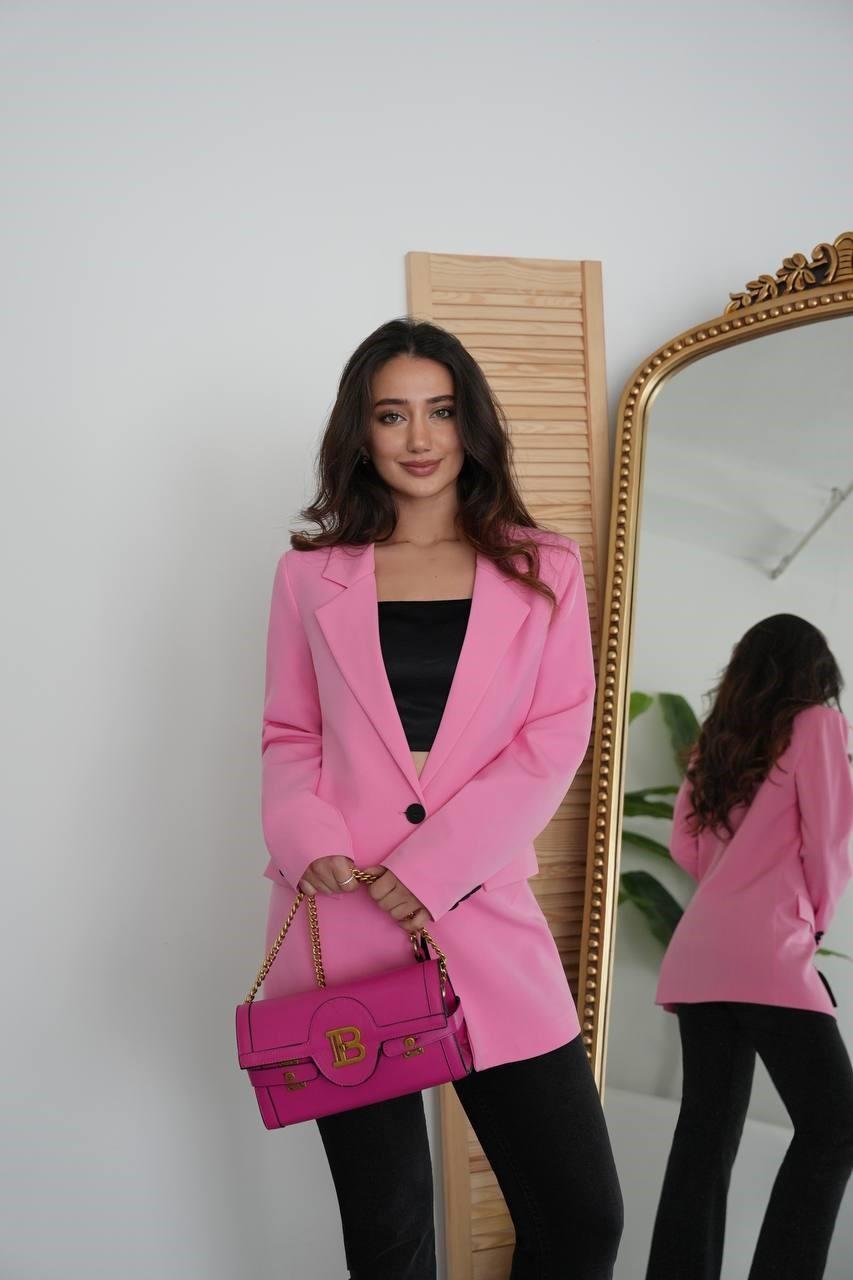 Kapaklı Cepli Tek Düğme Blazer Ceket HYL3133