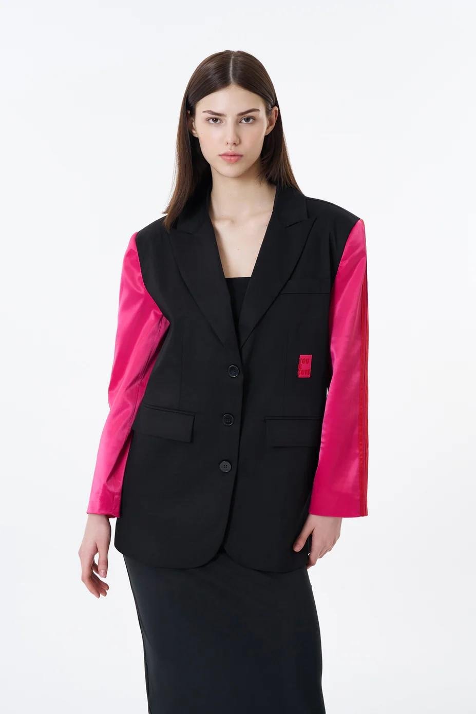 Matchli Kapaklı Cepli Blazer Ceket QZ00122