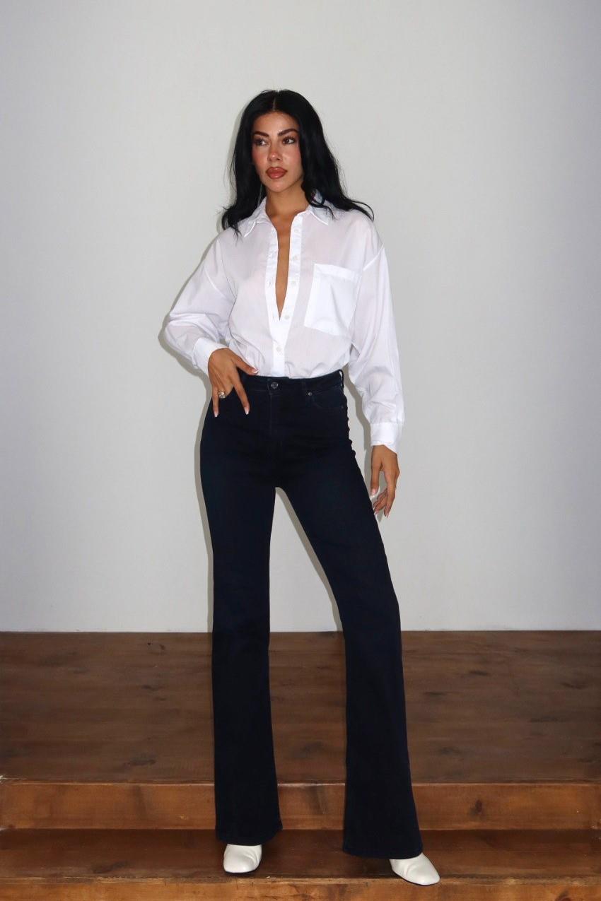 Yüksek Bel Flare Jean LC7578-