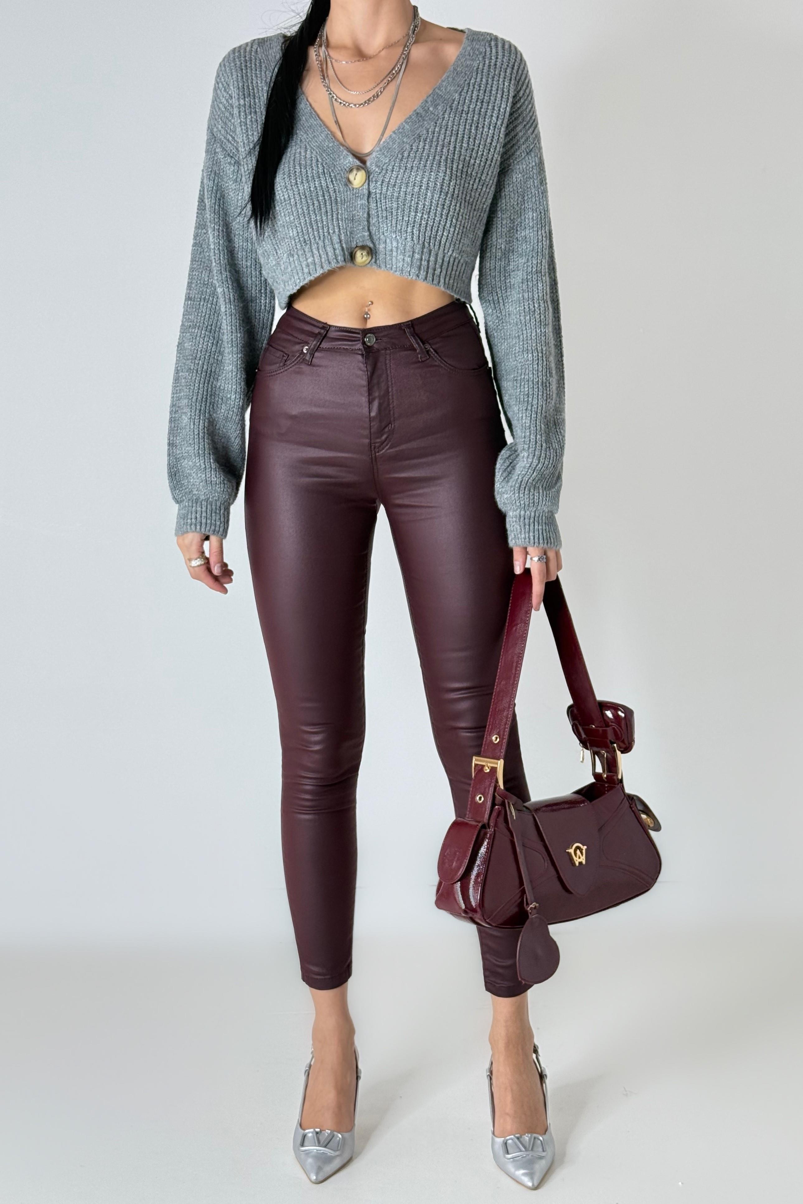 Yüksek Bel Mumlu Sknny Pantolon LC7354