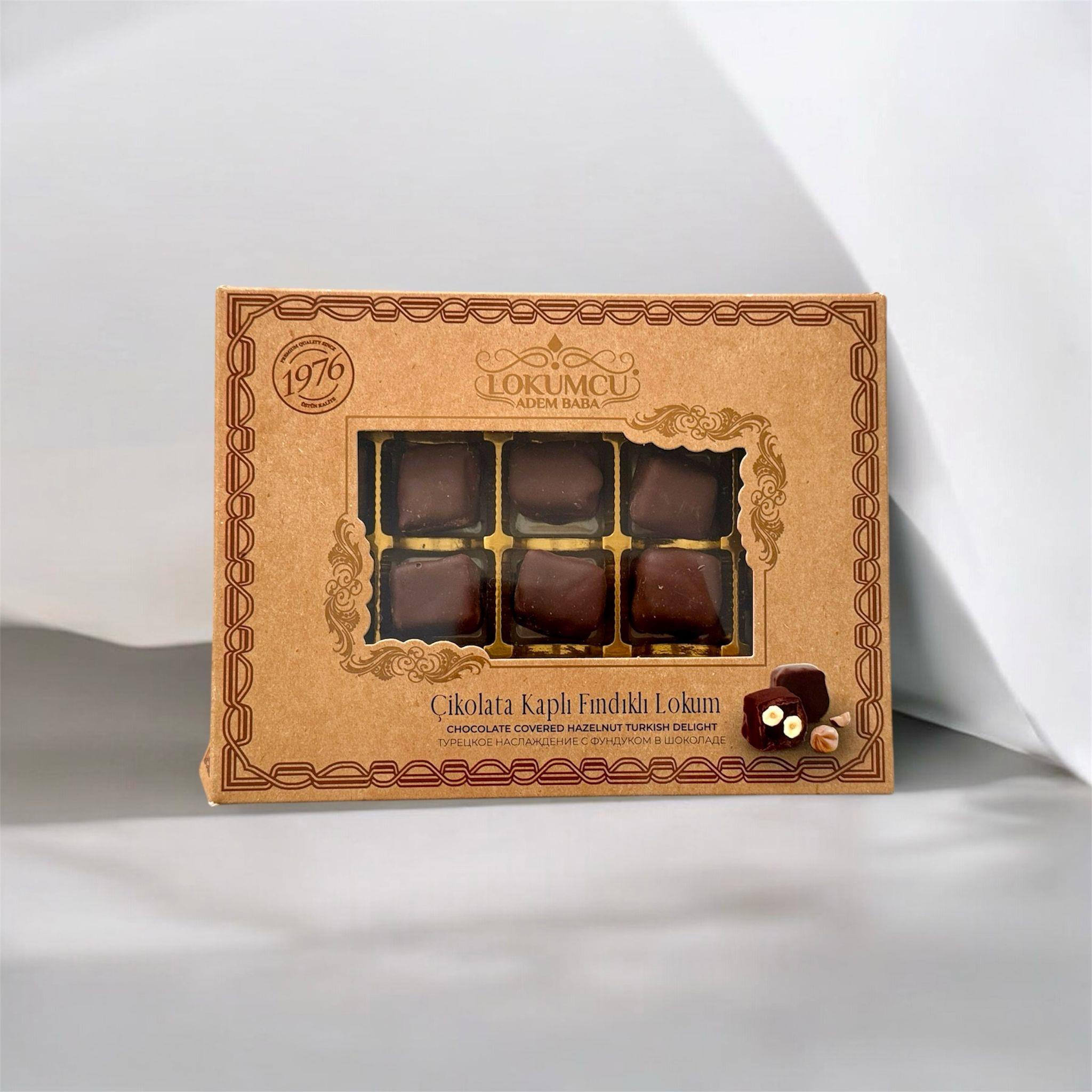 300 Gr. Çikolata Kaplı Fındıklı Lokum