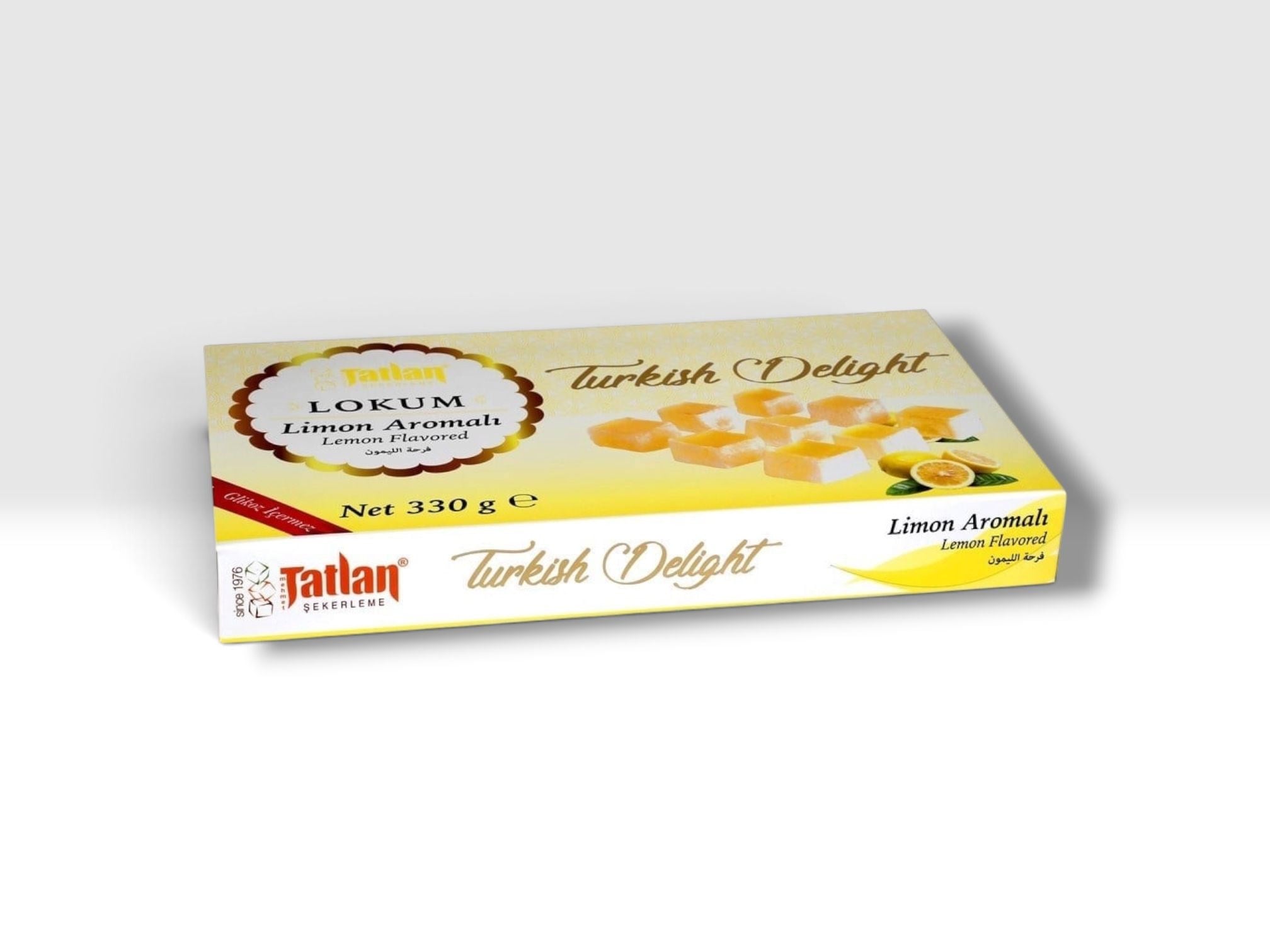 330g.Limon Aromalı Sade Lokum