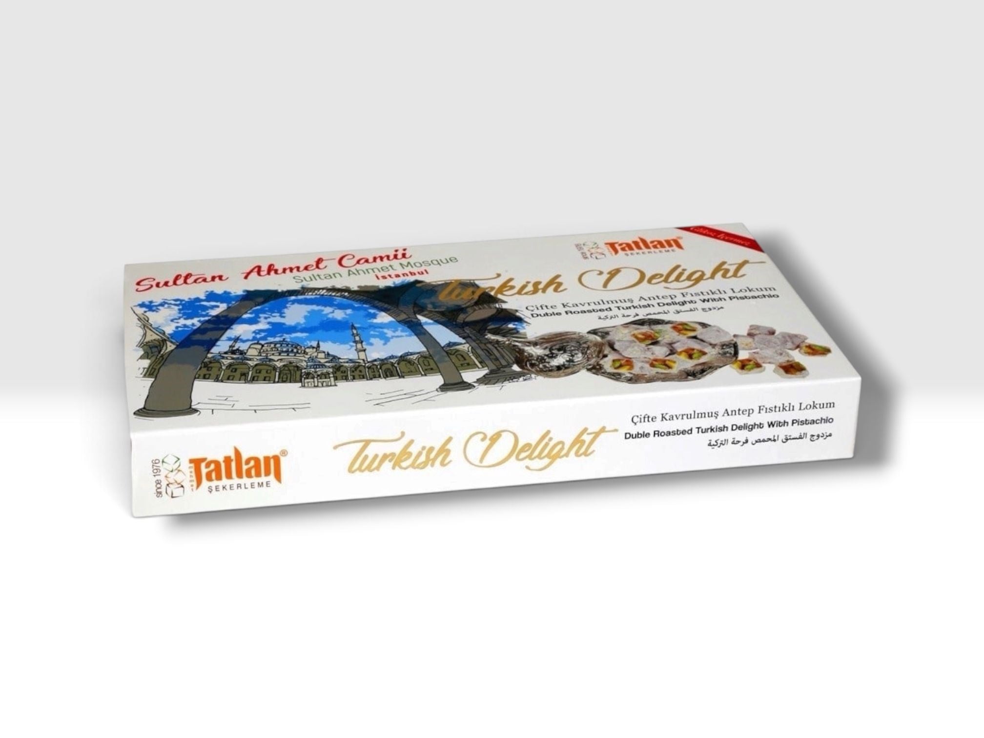 330g.Çifte Kavrulmuş Antep Fıstıklı Lokum