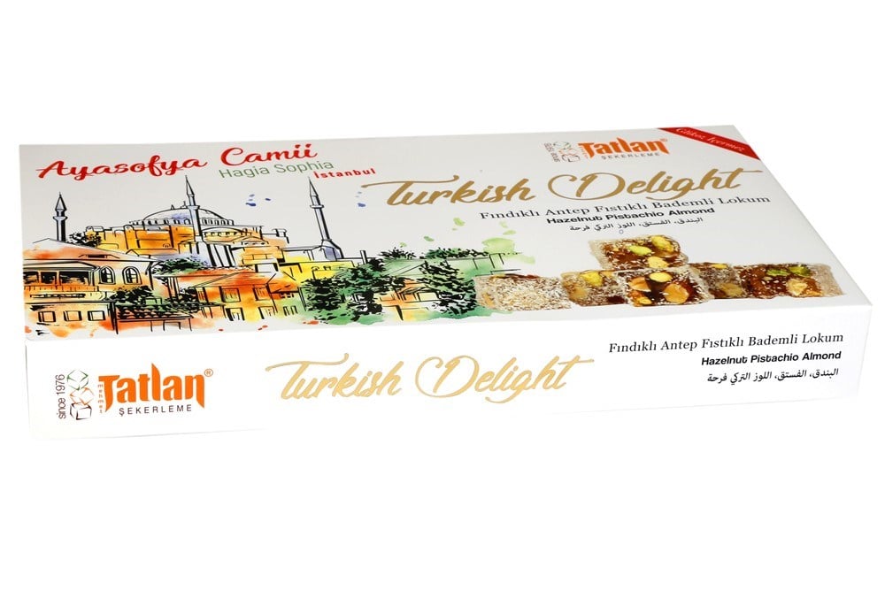 330g.Mixed Lokum(Fındık-Antep Fıstık,Badem)