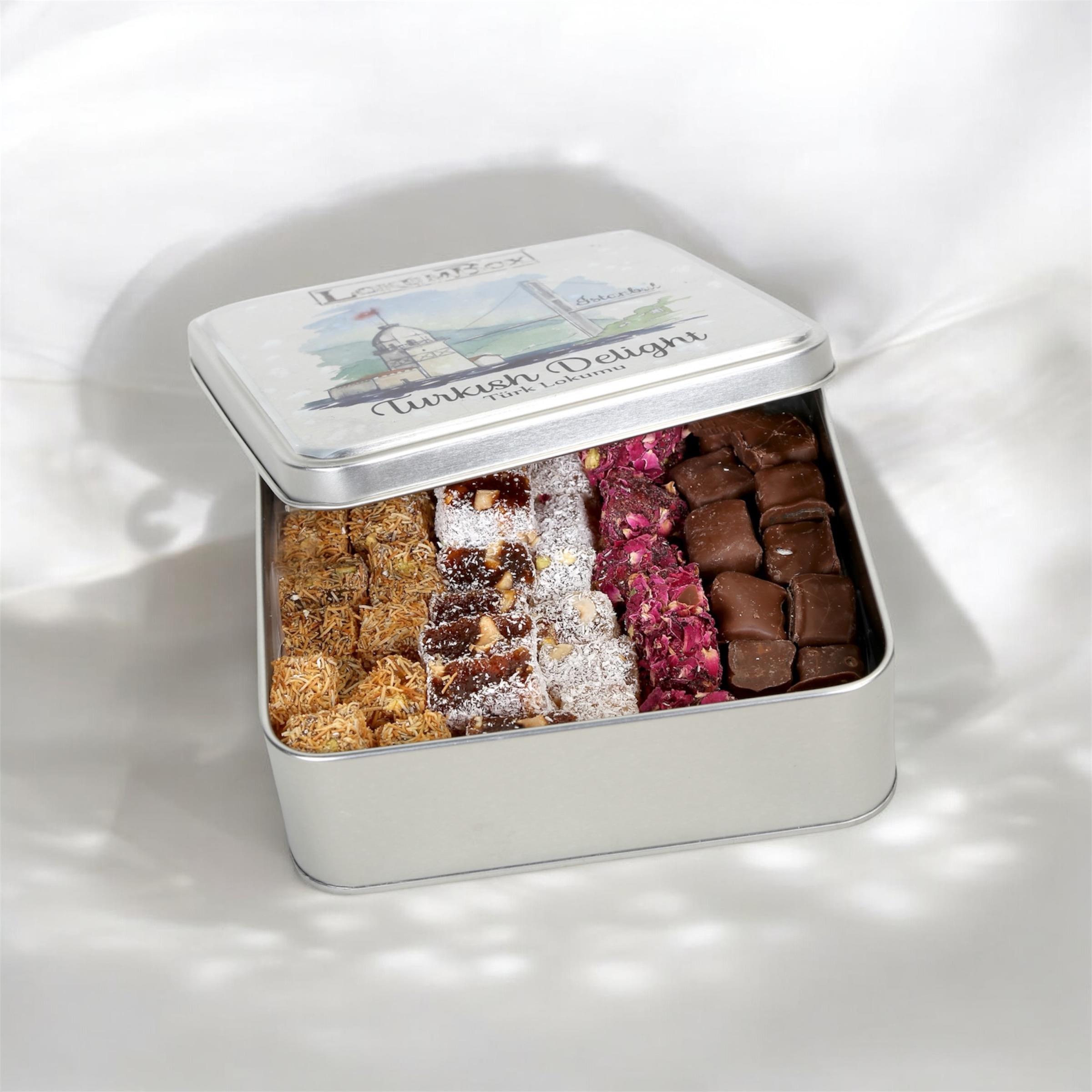 550 gr.Metal-Teneke Kutu - Special Karma Lokumlar