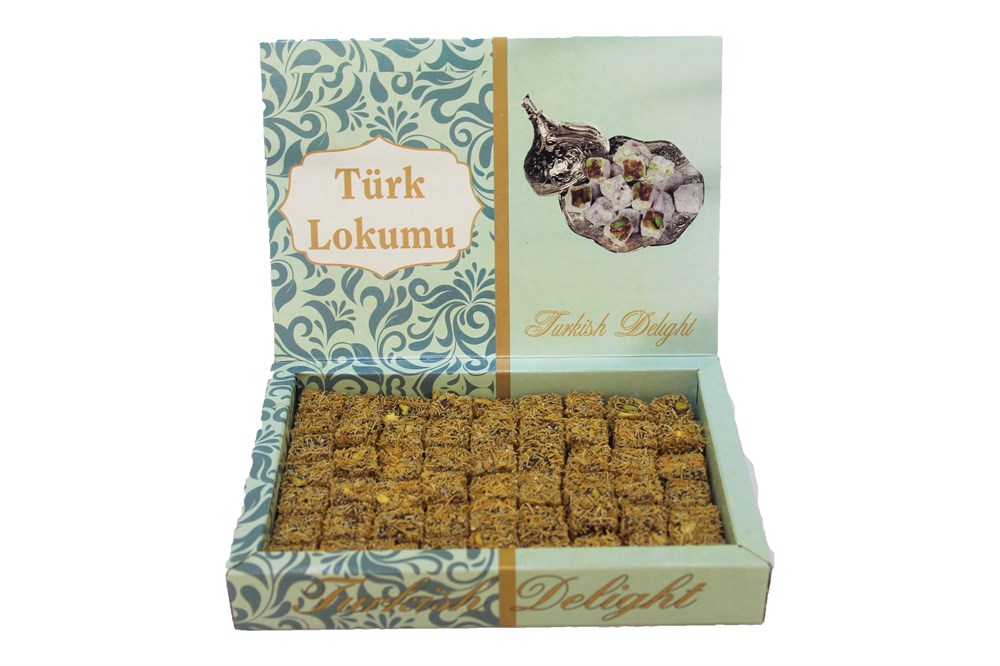 ANTEP FISTIKLI LOKUM / ÇEŞİTLERİ (KADAYIFLI-500GR)