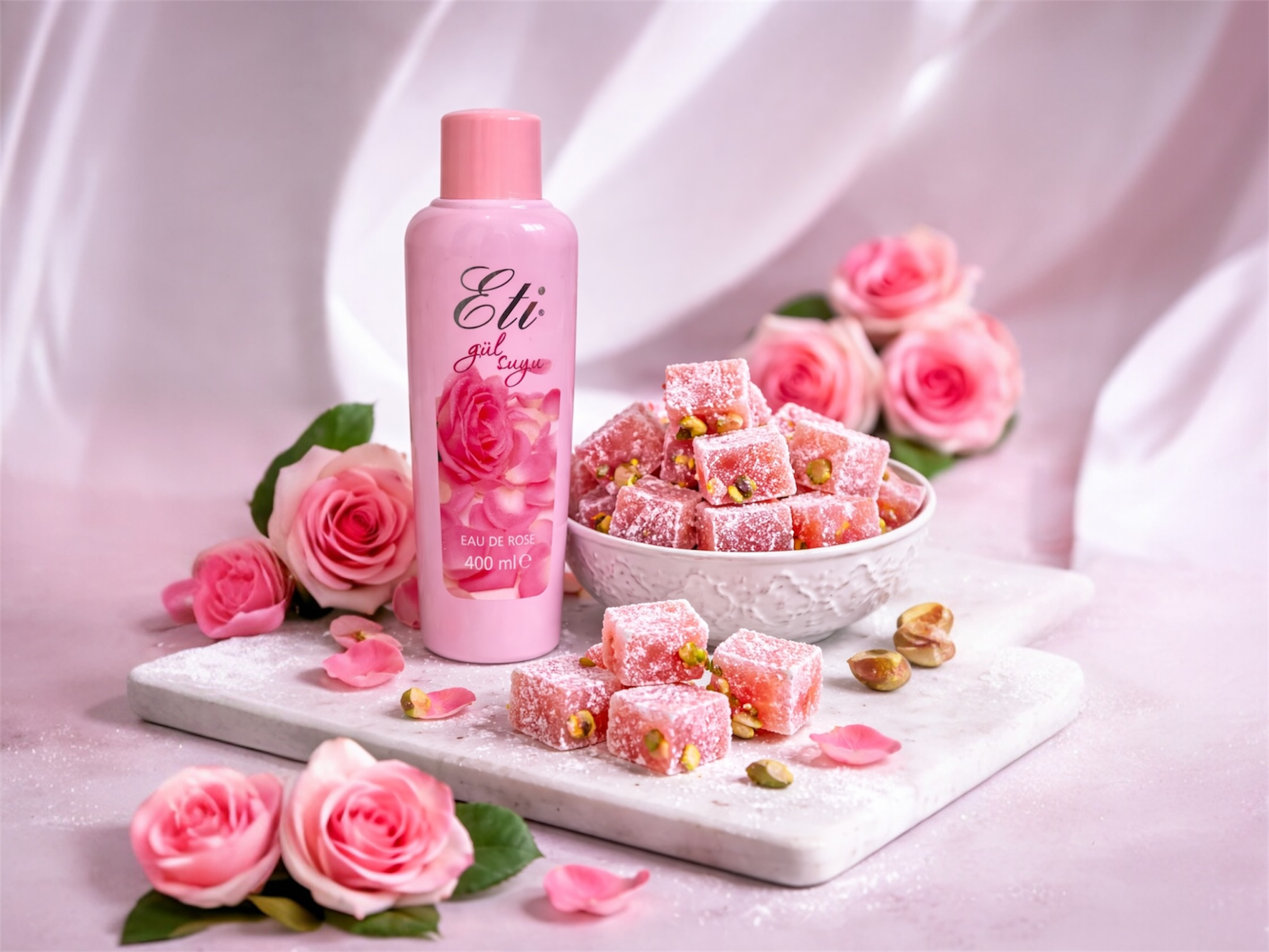 Eti Gül Suyu 400 ML.Pet Şişe_Gülsuyu