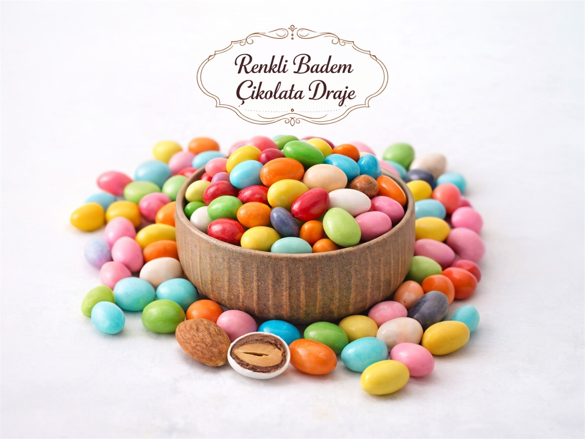 Renkli Badem Çikolata Draje