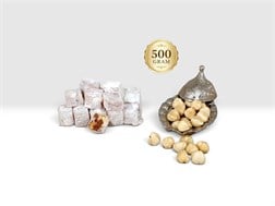 Fındıklı Çifte Kavrulmuş Lokum Pudra şekerli