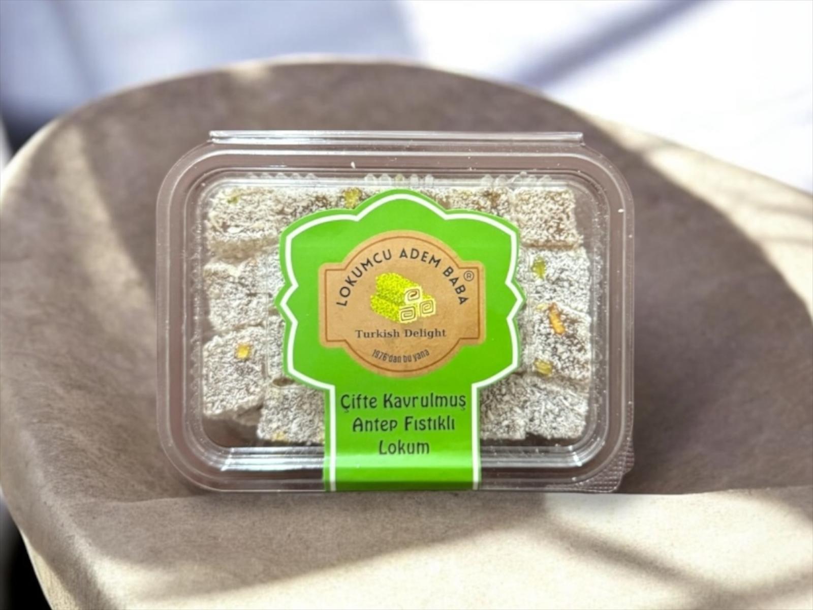 230 Gr. Antepfıstıklı Çifte Kavrulmuş Lokum