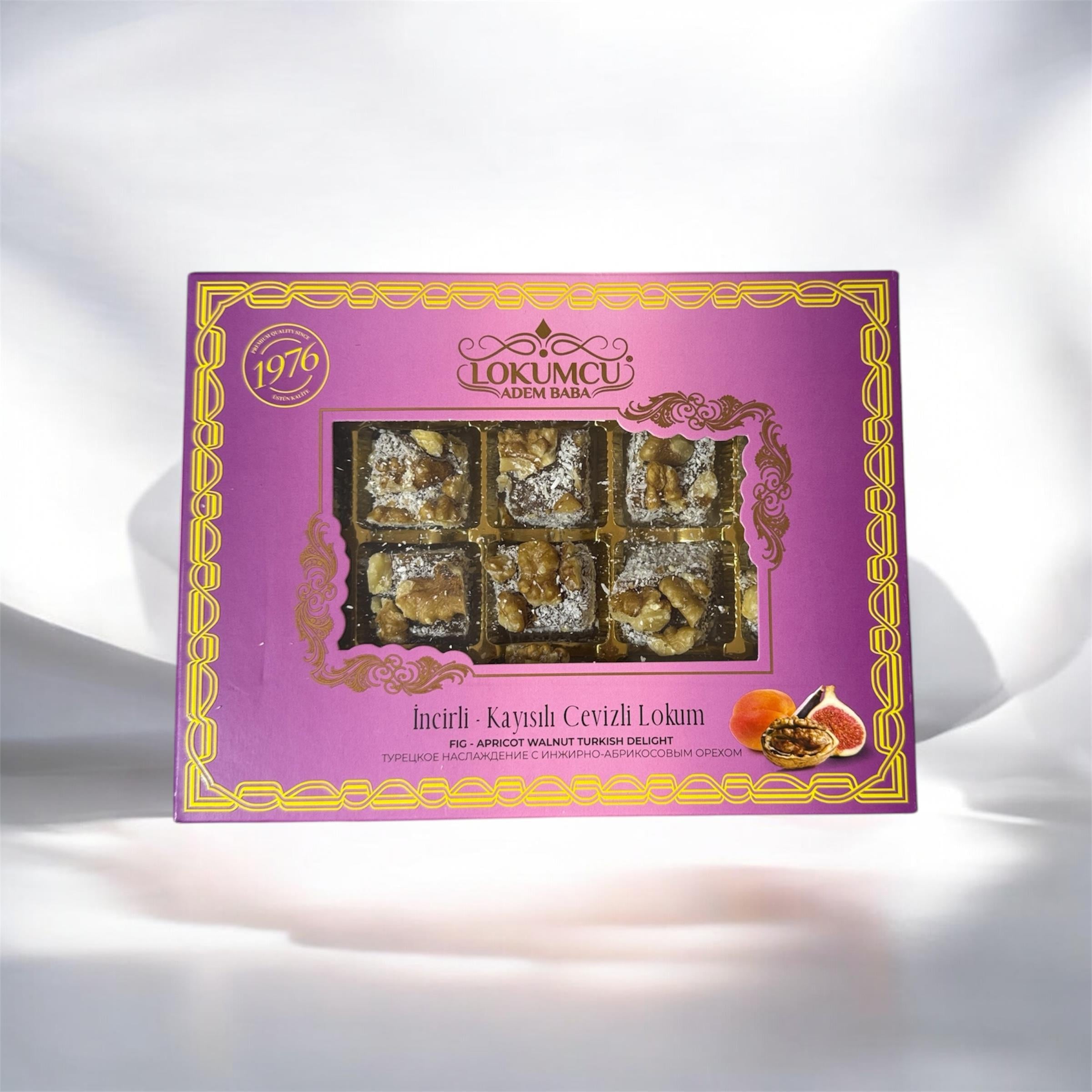 300 Gr. İncir Kayısılı Cevizli Lokum