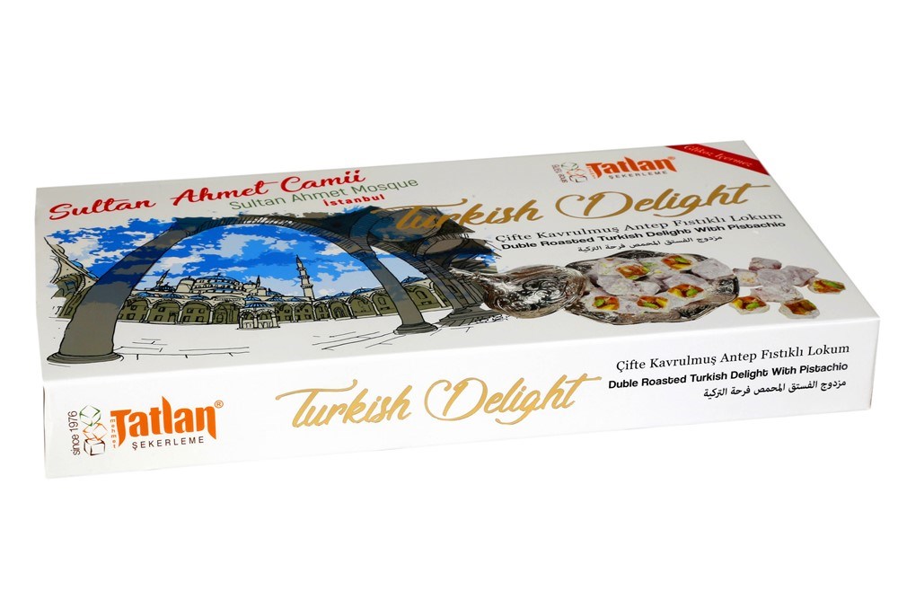 330g.Çifte Kavrulmuş Antep Fıstıklı Lokum