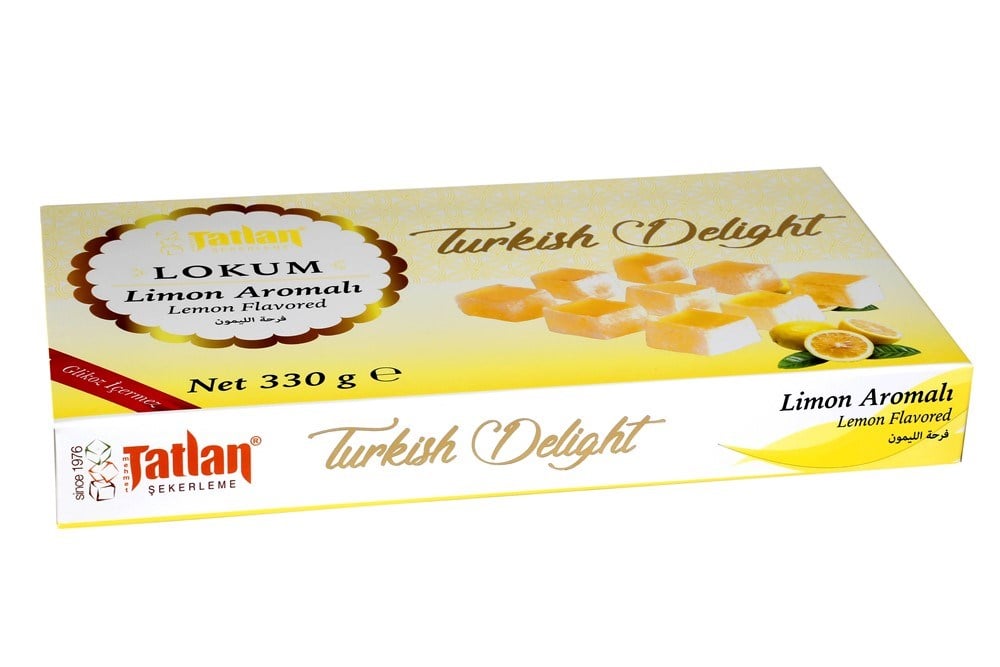 330g.Limon Aromalı Sade Lokum
