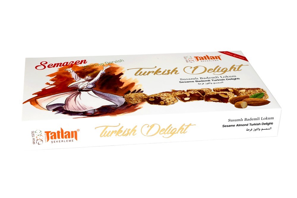 330g.Susamlı Bademli Lokum