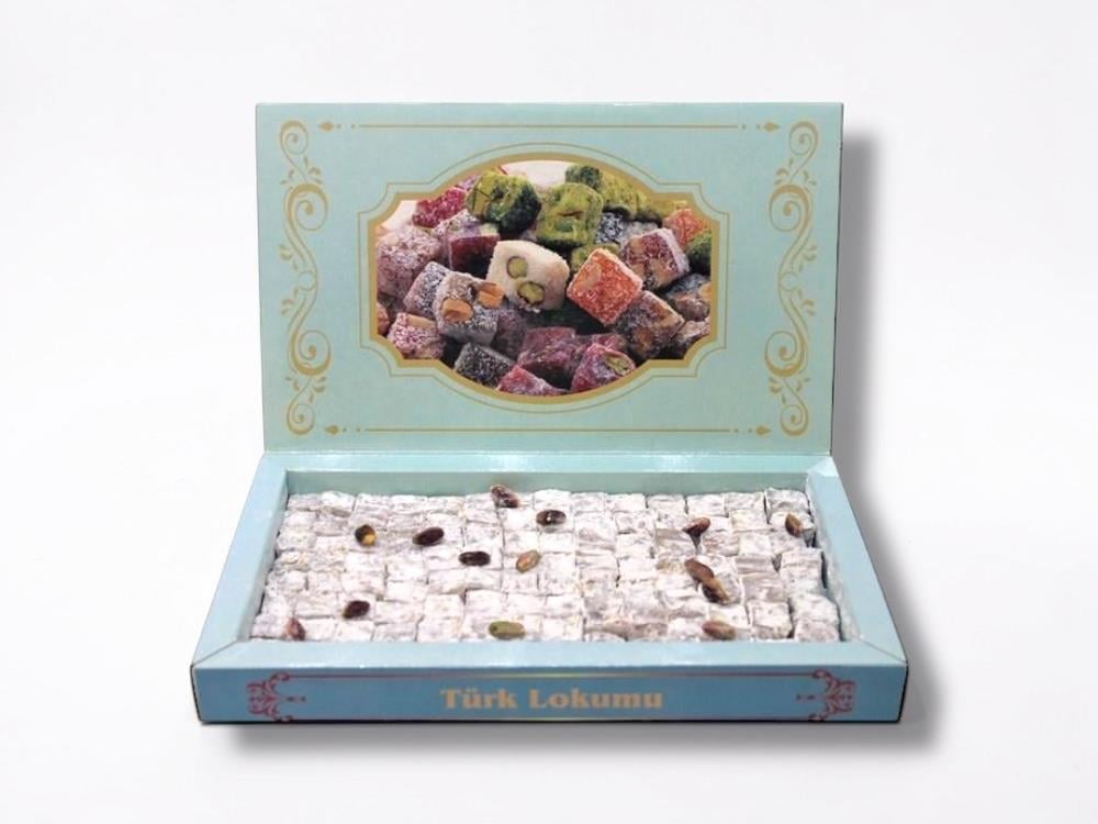Çifte Kavrulmuş Antep Fıstıklı Lokum (Duble) / Çeşitleri (500gr)