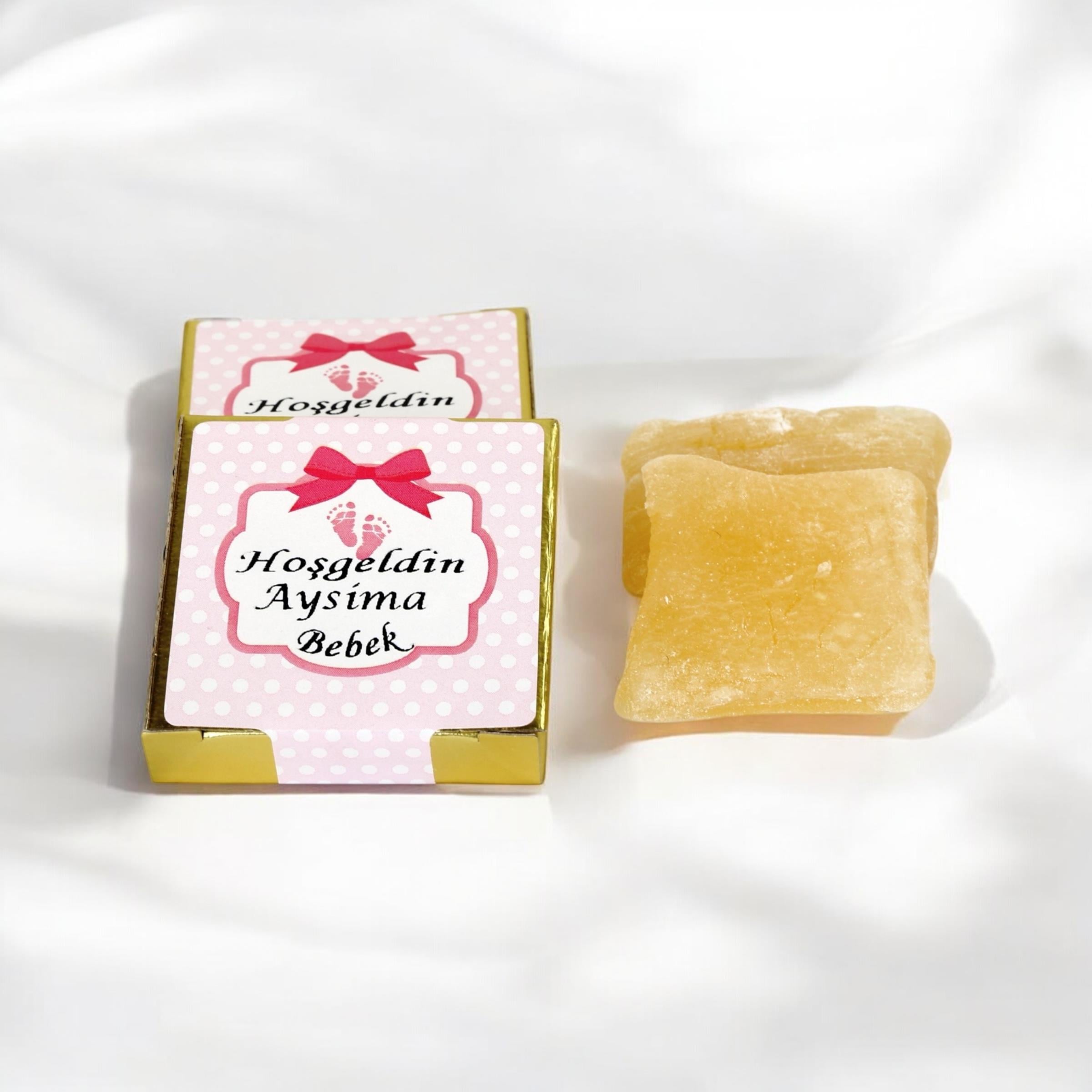 Kız Bebek İnce Kutu Lokum 