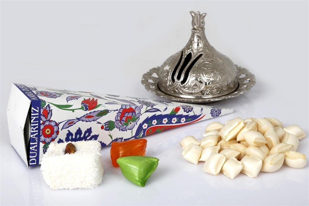 Mevlüt Külah Sultan Antep Fıstıklı Çini Desenli (Büyük)