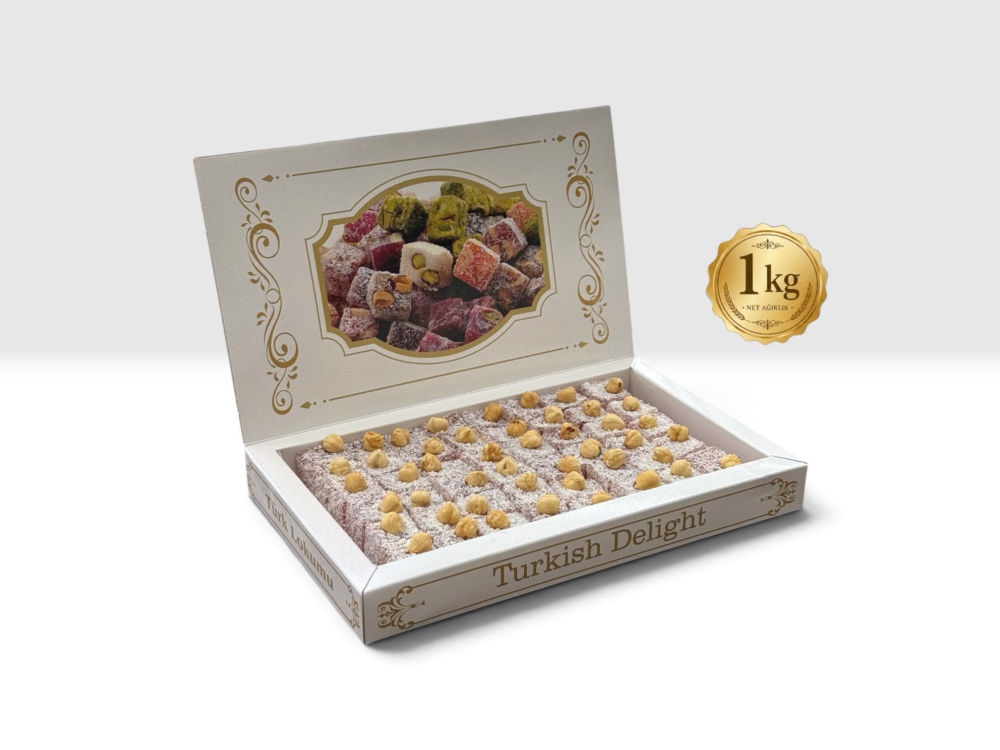 Nar Aromalı Fındıklı Lokum (500 Gr.)