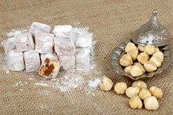 Fındıklı Çifte Kavrulmuş Lokum Pudra şekerli