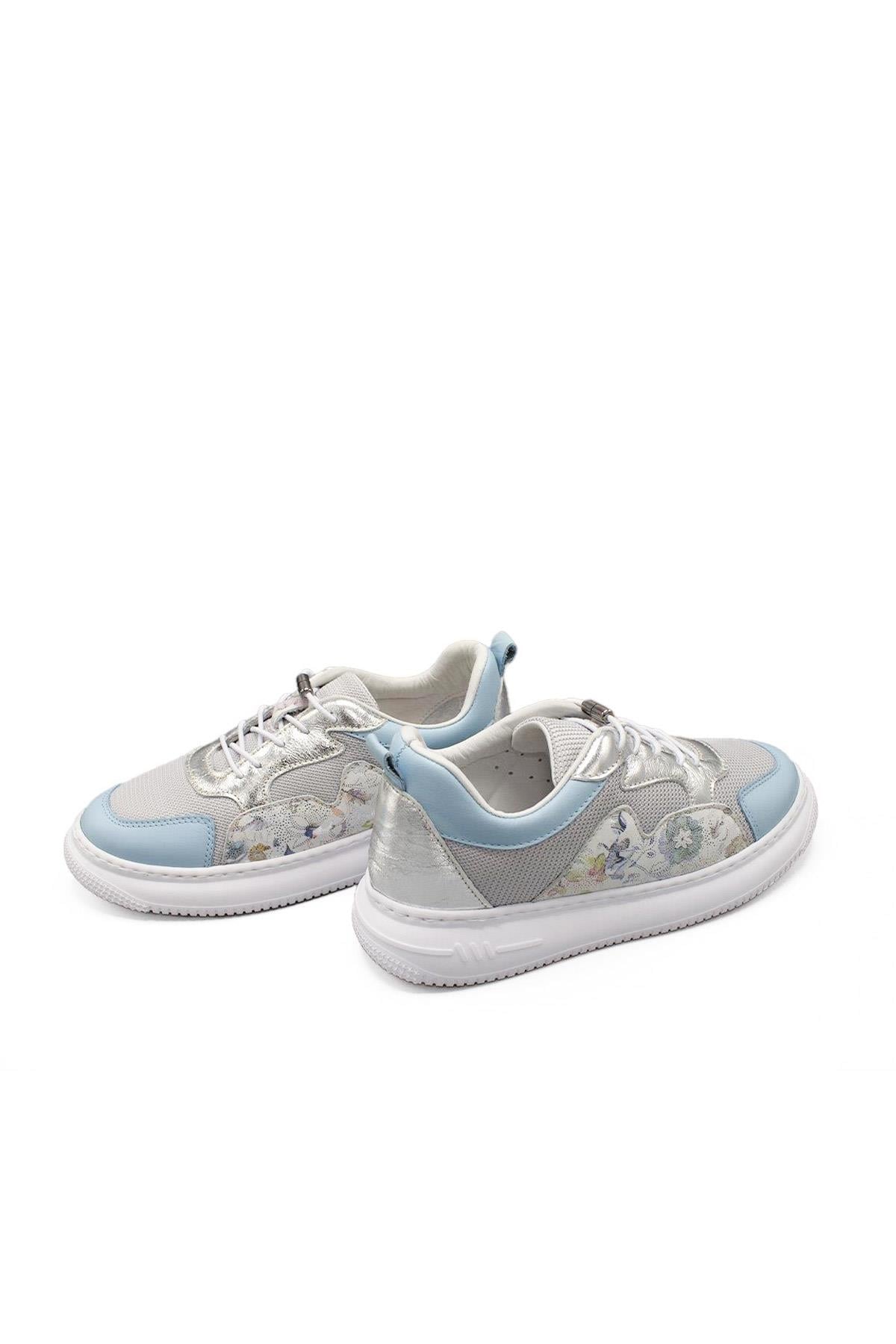 7Adımdaaşk Kadın Deri Ve Tekstil Sneaker Ayakkabı 082Y24K11602