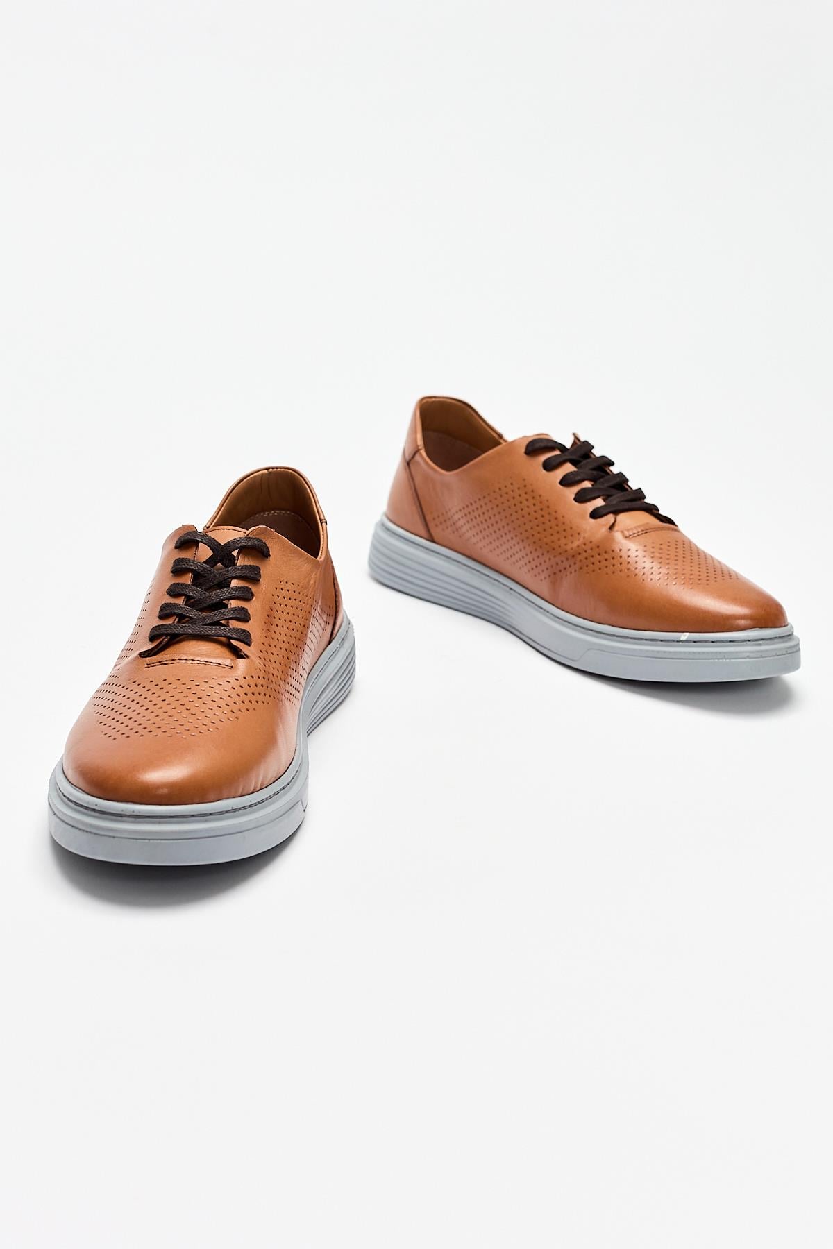 Erkek Sneaker Hakiki Deri Ayakkabı 002Y22E4047