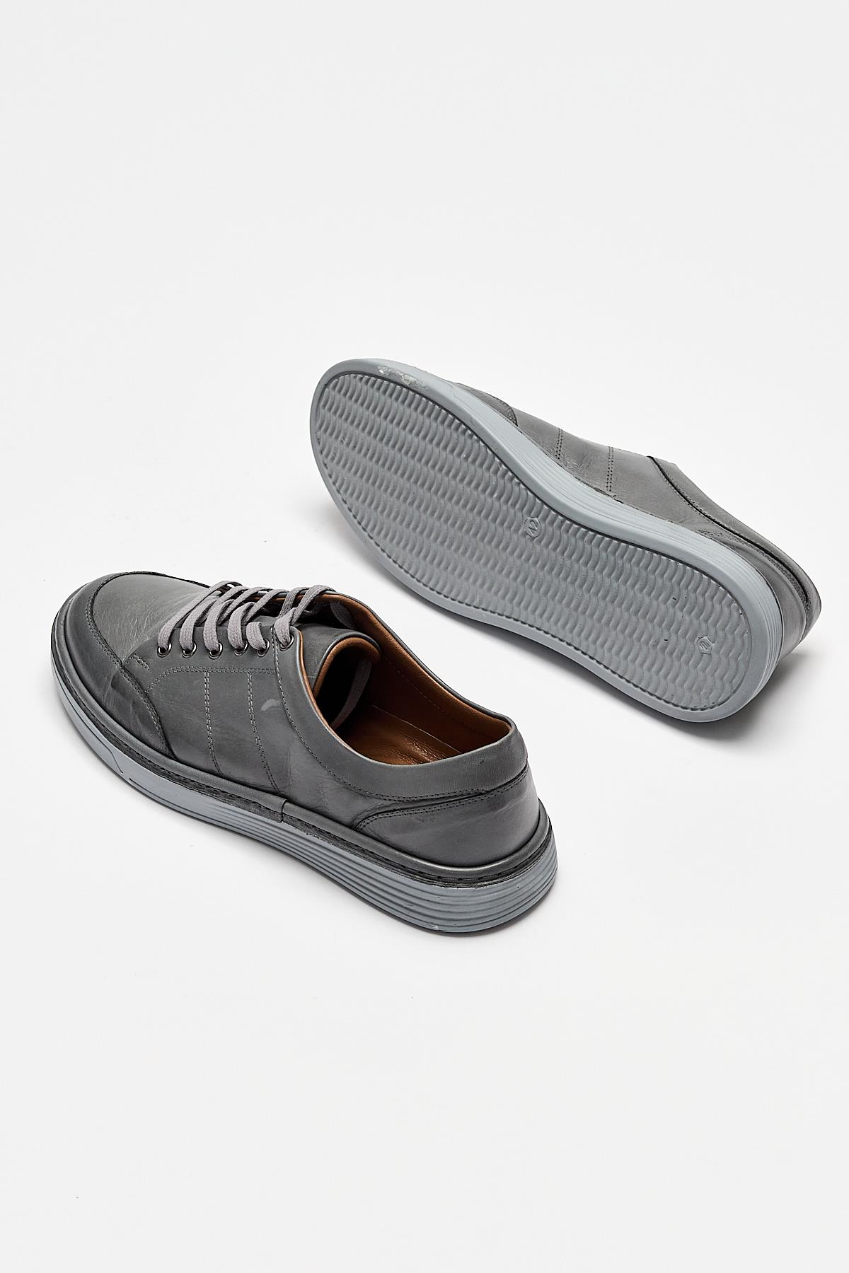 Erkek Sneaker Hakiki Deri Ayakkabı 002Y22E4045