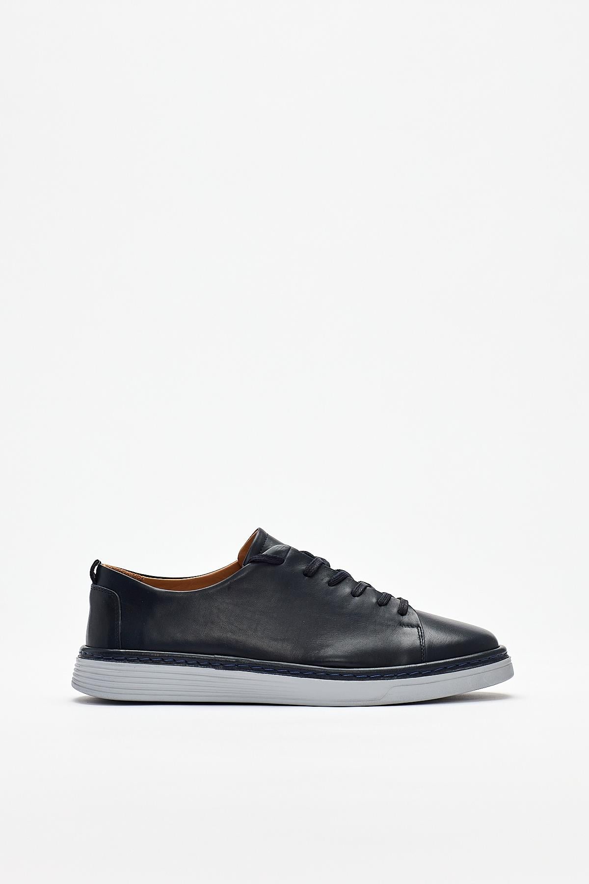 Erkek Sneaker Hakiki Deri Ayakkabı 002Y22E4046