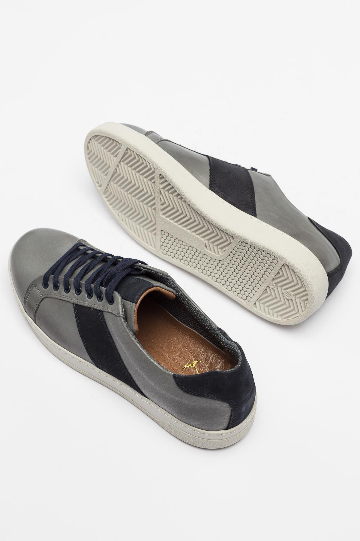 Erkek Sneaker Hakiki Deri Ayakkabı 002Y22E4043