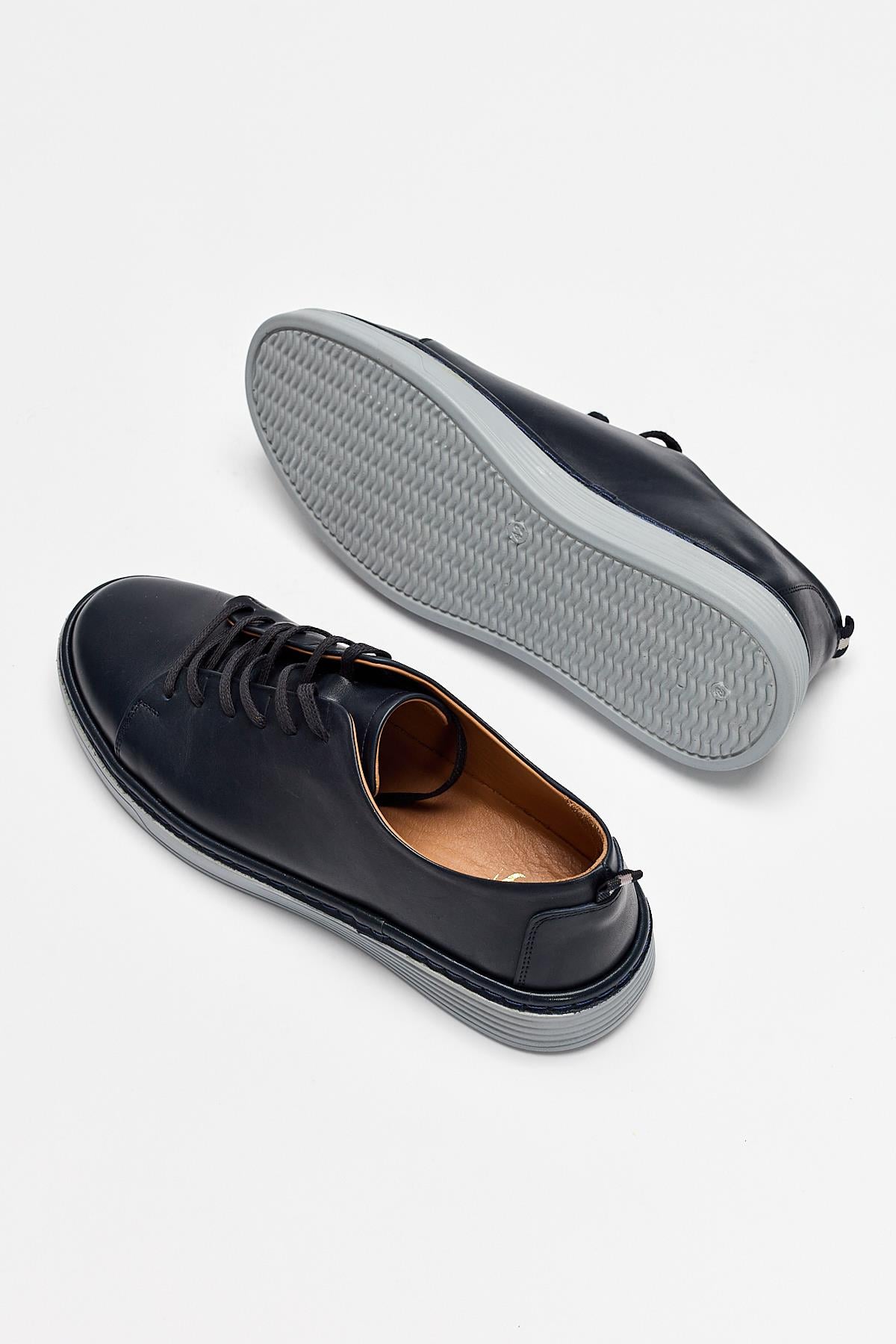 Erkek Sneaker Hakiki Deri Ayakkabı 002Y22E4046