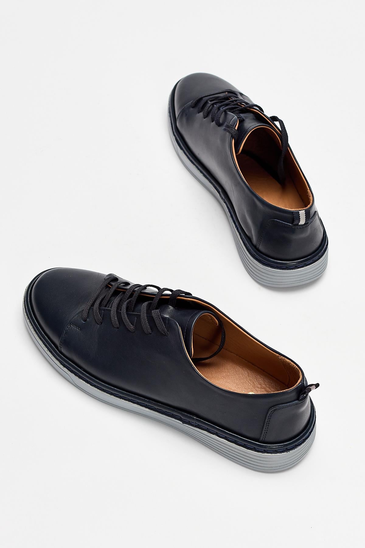 Erkek Sneaker Hakiki Deri Ayakkabı 002Y22E4046