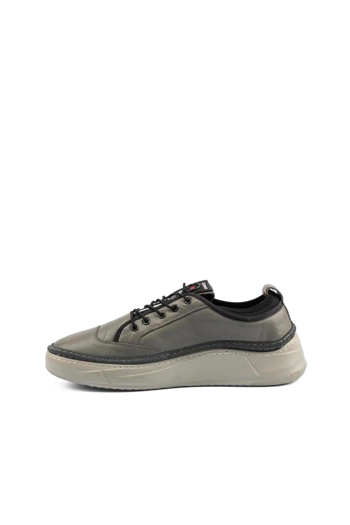 Erkek Sneaker Hakiki Deri Ayakkabı 003Y23E4501
