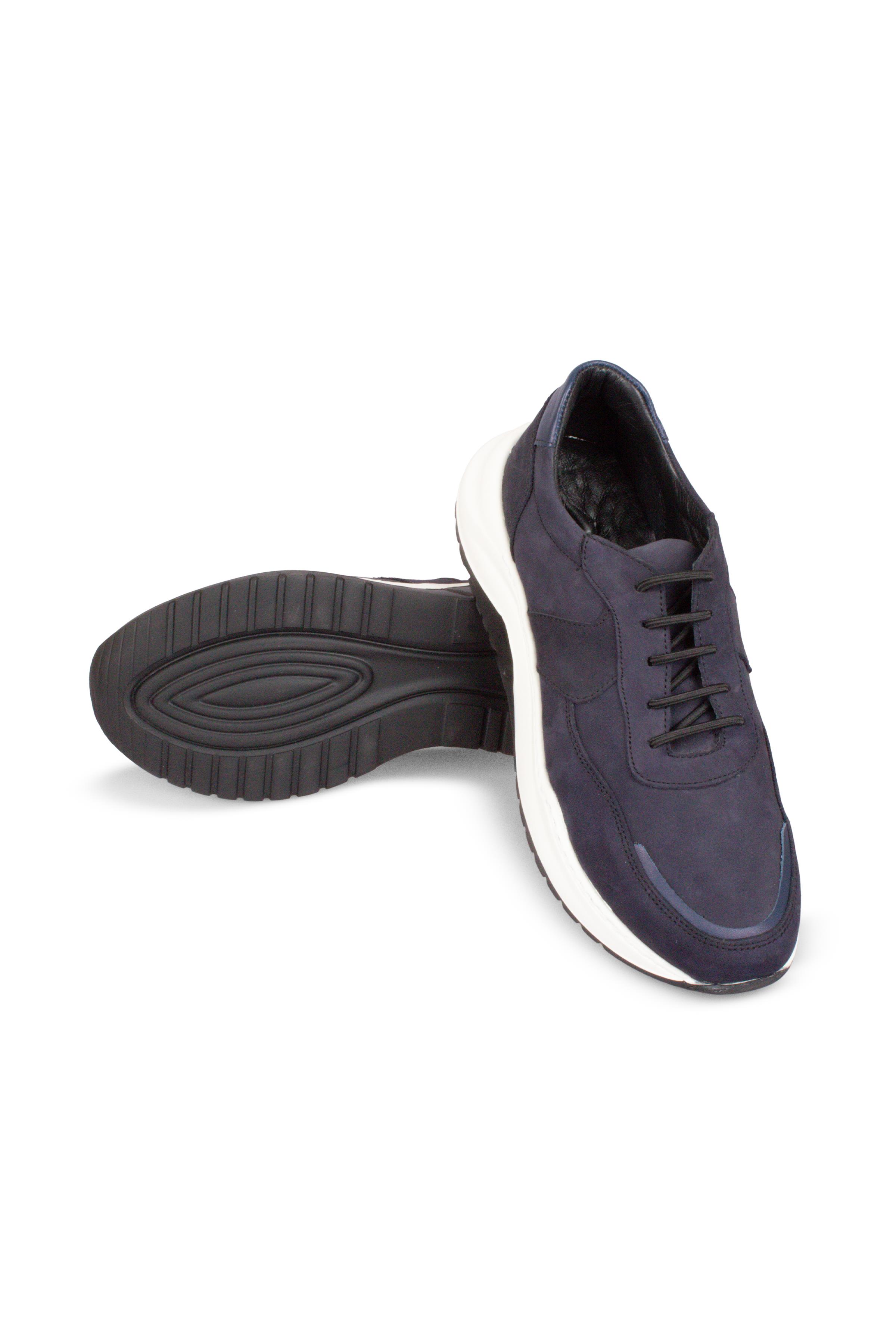 Erkek Sneaker Hakiki Deri Ayakkabı 031Y24E5789