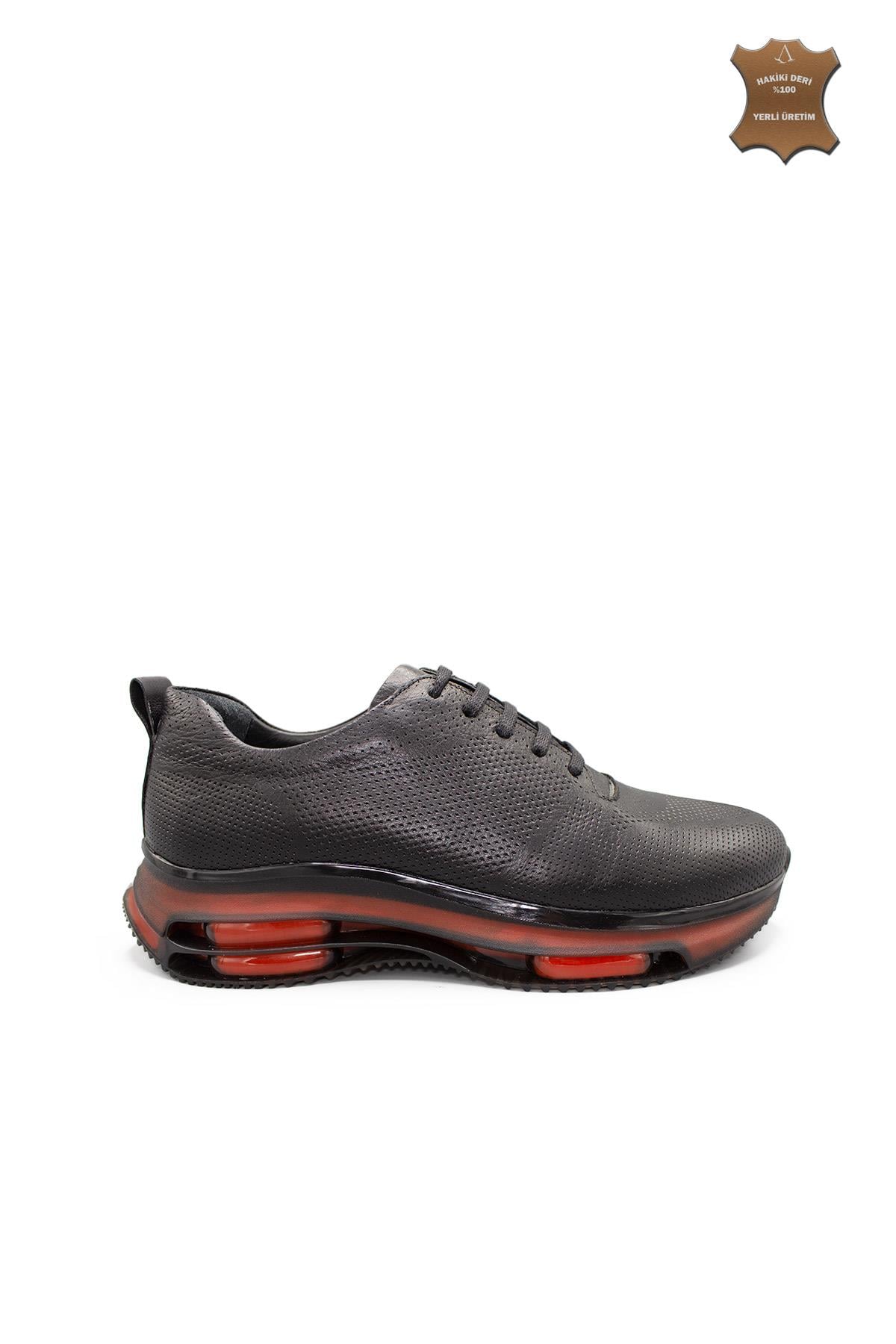 Erkek Sneaker Hakiki Deri Ayakkabı 031Y24E5787