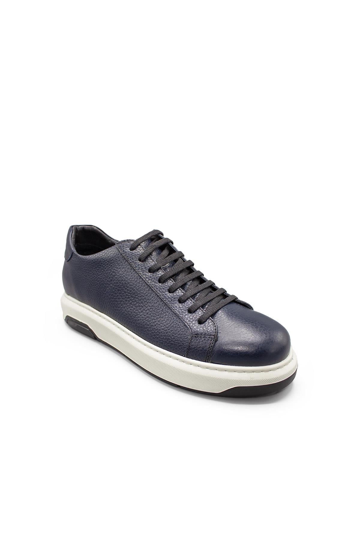 Erkek Sneaker Hakiki Deri Ayakkabı 031Y24E5785