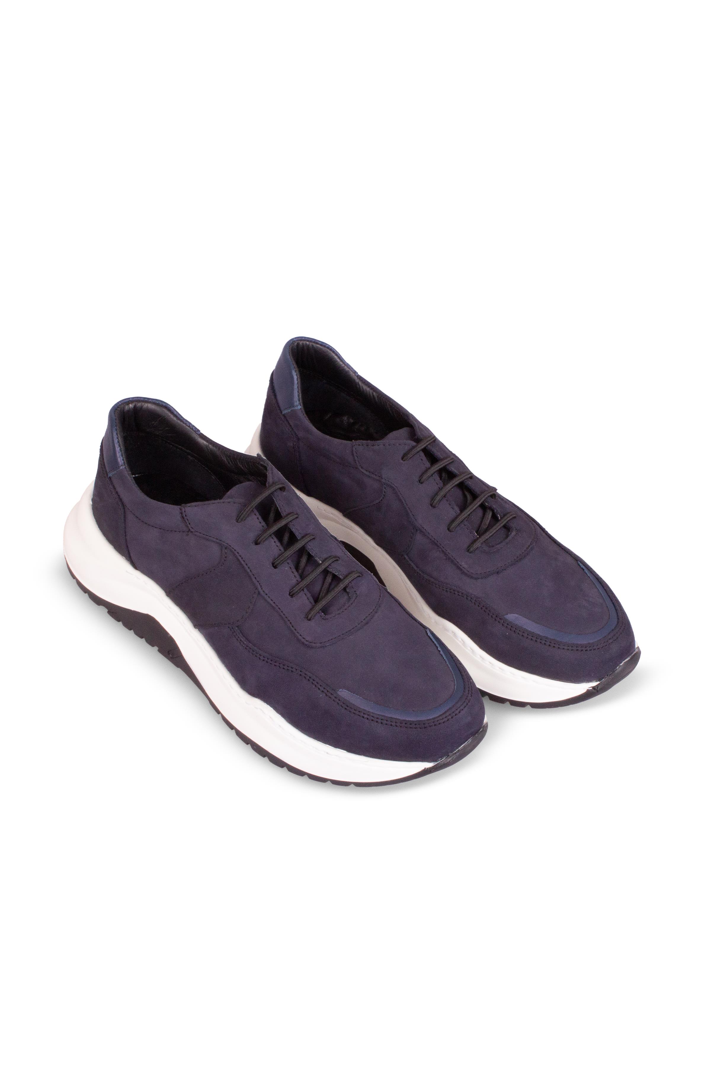 Erkek Sneaker Hakiki Deri Ayakkabı 031Y24E5789